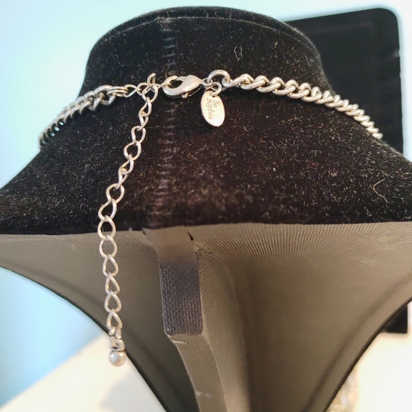Lea Sophia glacial retired necklace adjustable bib 16-19" - Picture 4 of 8